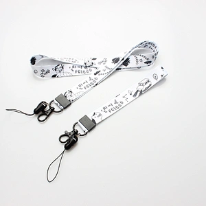 Soft Sublimation Cheap Printed Neck Lanyards