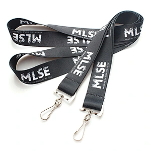 Recycled PET printed lanyards with logo custom