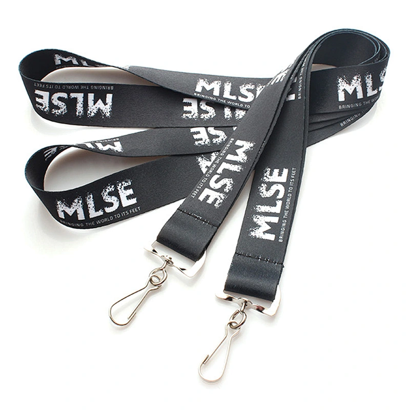 Recycled PET printed lanyards with logo custom