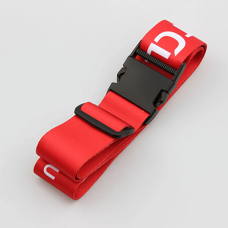 High Quality Locking Airport Polyester Suitcase Strap Baggage Backpack Colorful Belt