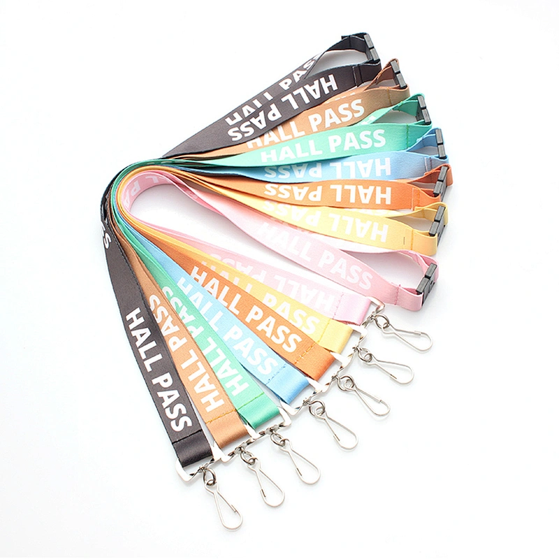 High quality custom sublimation printing polyester lanyards with your logo