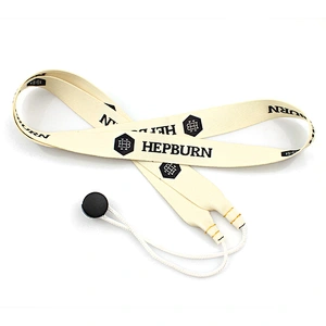 Custom printed business lanyards with adjustable cord lock