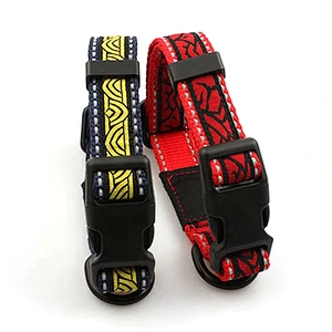 Customized Breakaway Buckle Reflective Polyester Dog Collars