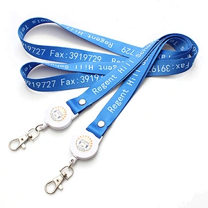 Special promotional gift sublimation neck lanyard badges with custom logo