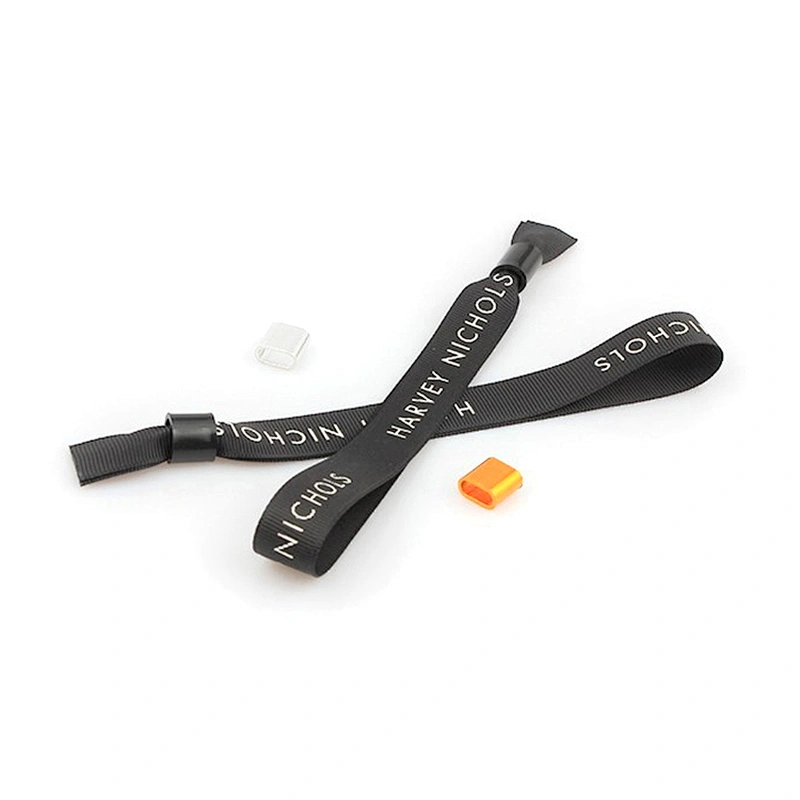 Custom flash polyester wristbands for party decoration