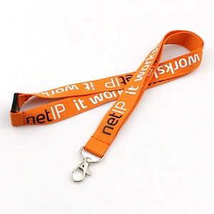 Custom silk screen printing neck lanyard for card/key holder