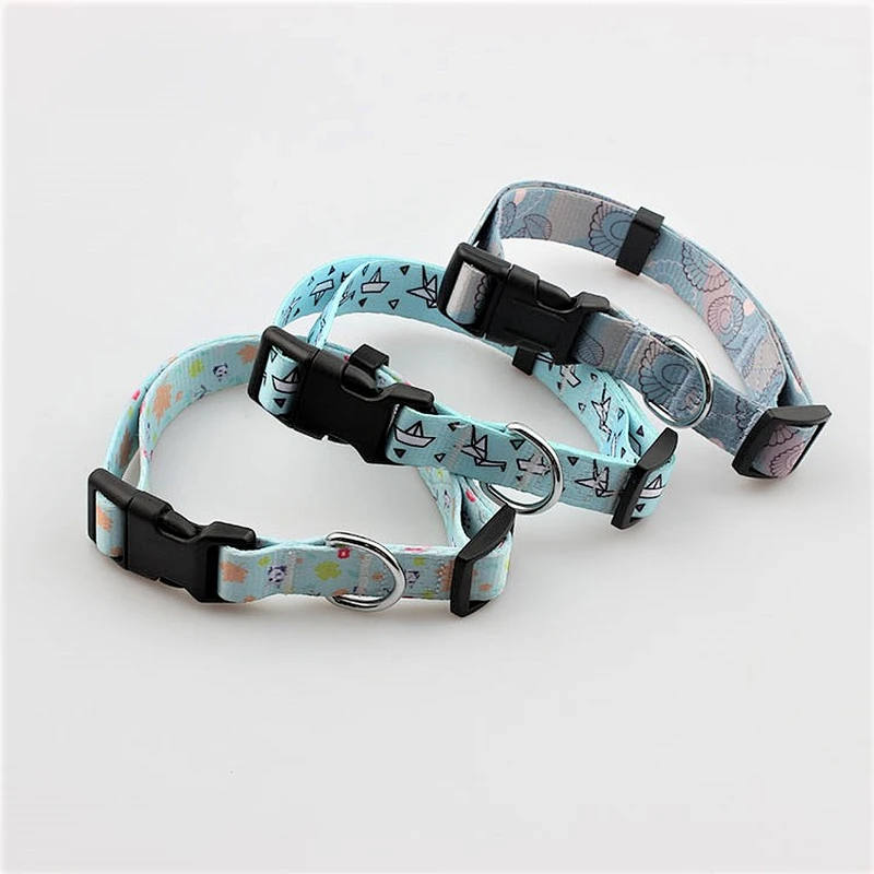 Stylish Polyester Dog Collar with Sublimation Printing