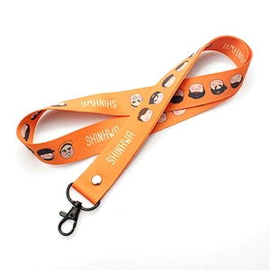 Professional manufacturer polyester neck lanyards wholesale in bulk
