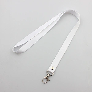 Wholesale high quality nylon imprint blank lanyard