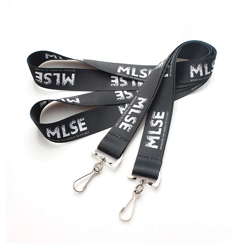 Hot Sales Polyester Safety Printing Lanyard With Keychain