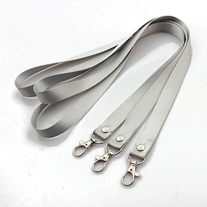 Factory wholesale custom high quality plain nylon lanyard
