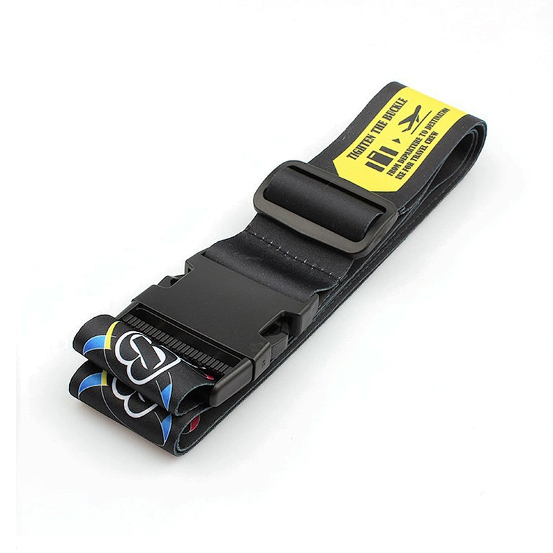 Wholesale custom adjustable cheap polyester suitcase luggage strap