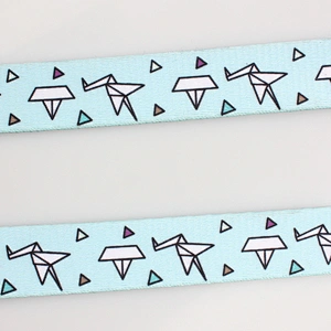 Custom Polyester Heat Transfer Printing Double Dog Leash