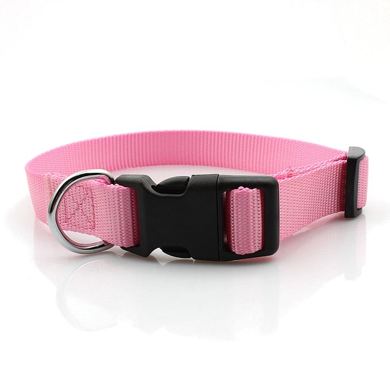 High quality pink custom collar and leash pet dog product