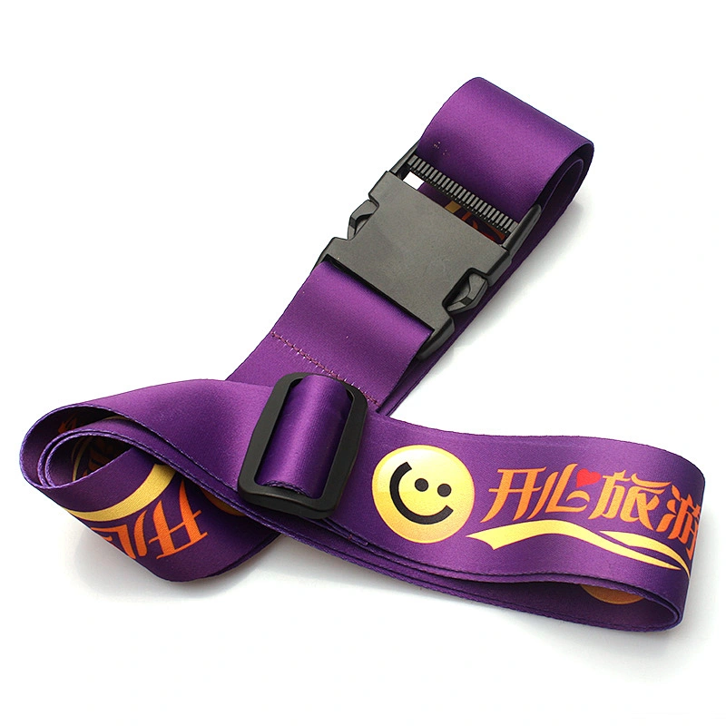 Luggage Strap With Plastic Disconnect Buckle For Suitcase Travel Belt