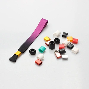 Festival Event Custom Fabric Sublimation Printed Polyester Cloth Bracelet For Events