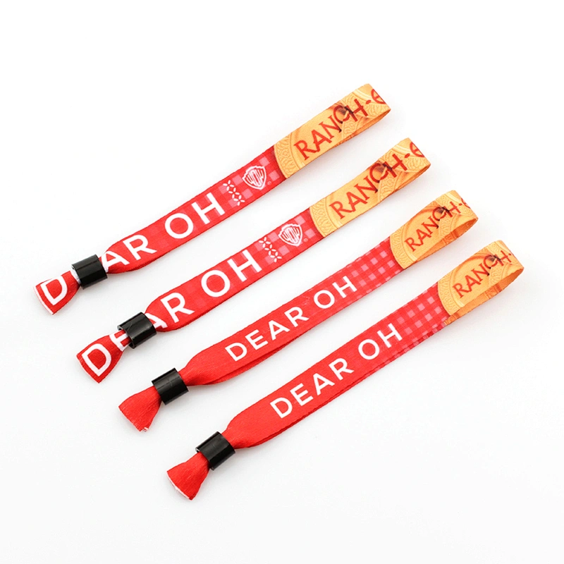 Full-color customized sublimation entry wristbands for event