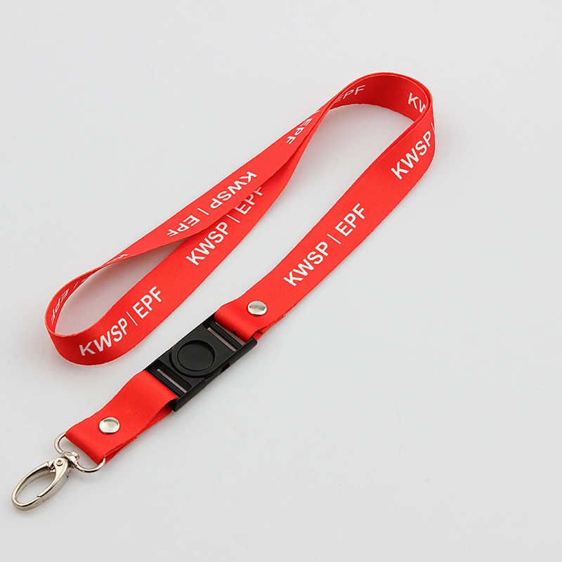 Wholesale custom printing police lanyard whistle cord