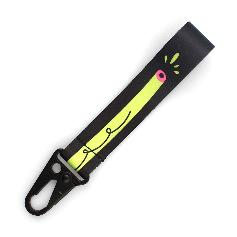 High Quality Printing Metal Hook Eagle Mouth Buckle Lanyard