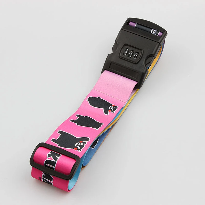 High Strength Polyester Strap Suitcase Luggage Packing Belts With Number Lock