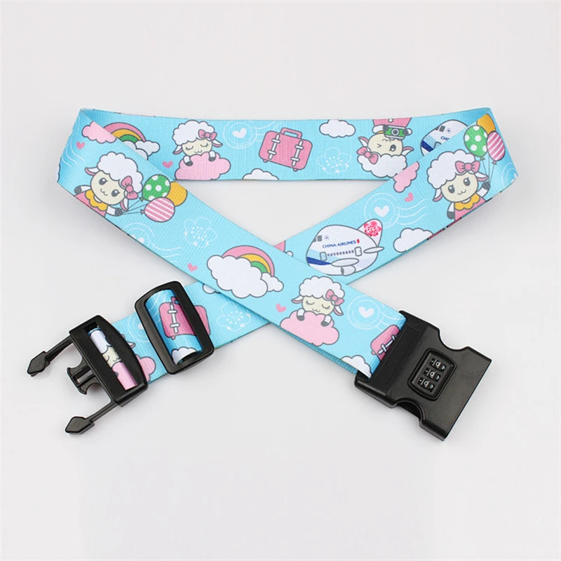 Wholesale trip personalize belt for luggage with disconnect buckle