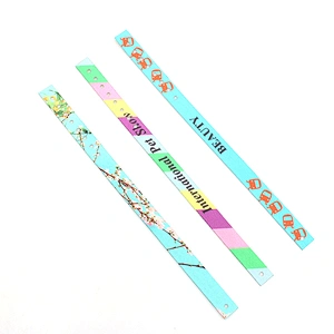 Popular gifts souvenirs RPET bracelet wristbands with design logo
