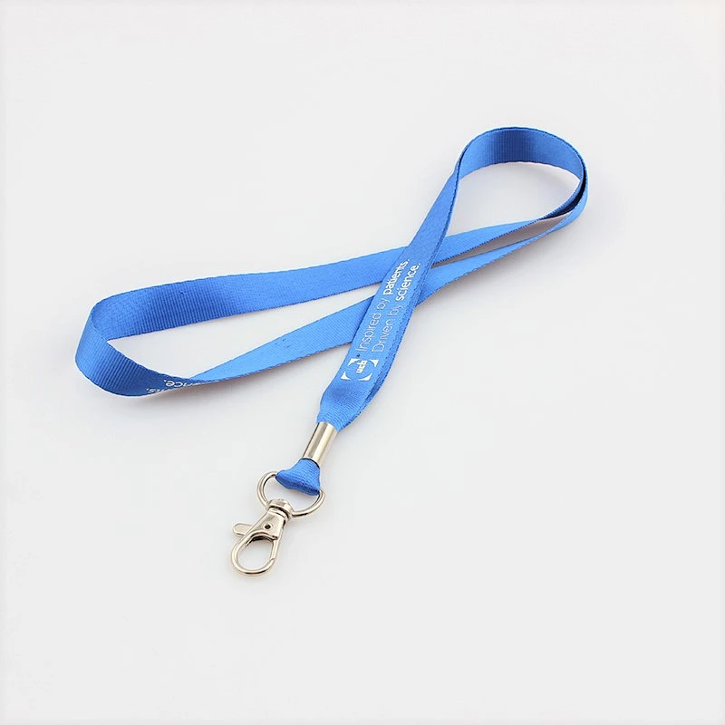 Personalized logo neck lanyard with satin material