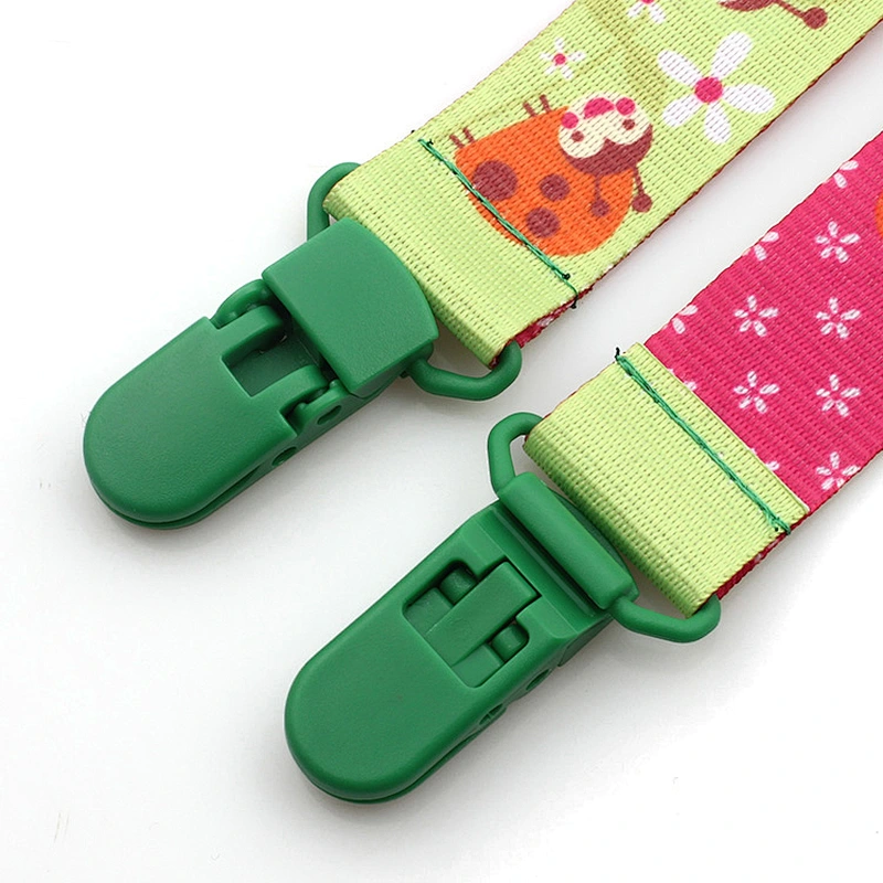 Eco-friendly plastic baby pacifier clips dummy holder