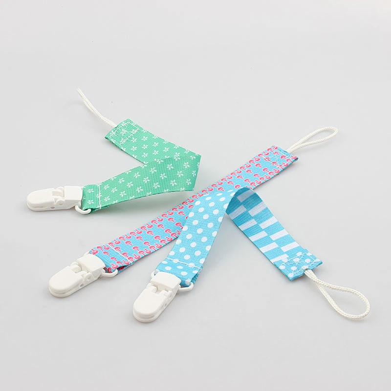 Soother Dummy Customized Pattern Print Newborn Baby Pacifier Clip