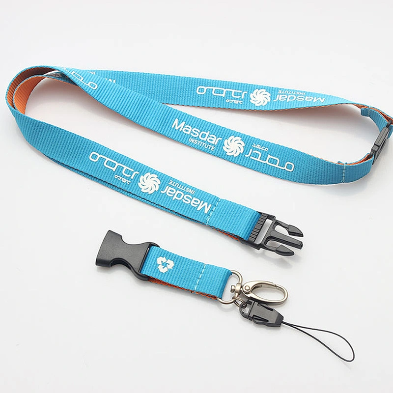 Wholesale factory direct selling made of polyester materials lanyard