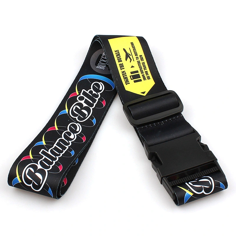 Special custom high quality retractable luggage belt with detach buckle