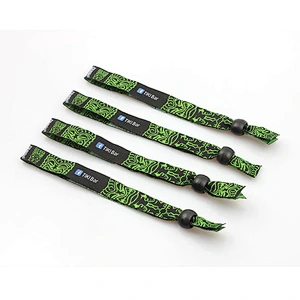 Cheap woven wristband for public event