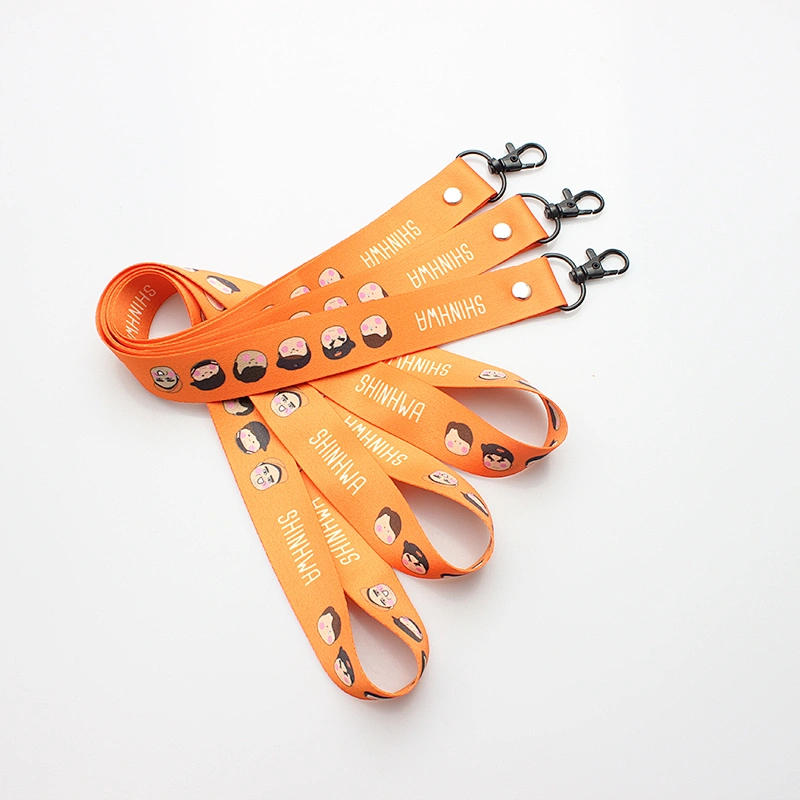 Cheap sublimation printed lanyard neck strap china wholesale