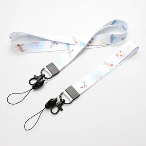 Fashion custom mobile phone short strap for promotional gift
