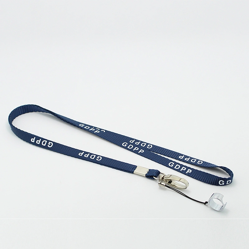 New arrival high quality custom jacquard rope woven lanyard