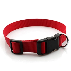 Adjustable factory cheap nylon custom pet dog collar