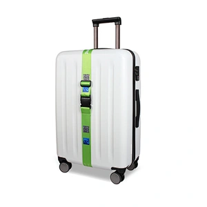 High quality travel luggage strap with black breakaway lock