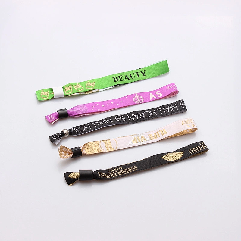 For christmas woven fabric wristband bracelet simple use