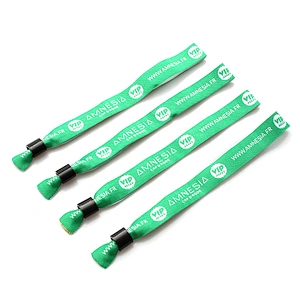 Custom comfortable polyester Christmas woven wristband
