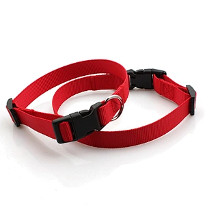 Custom logo breakaway durable nylon dog collar and leash