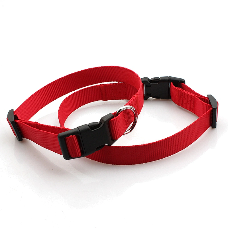 Custom logo breakaway durable nylon dog collar and leash