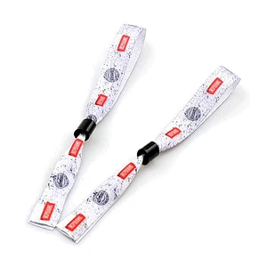 Stylish OEM Design Polyester Heat Transfer Printing Ribbon Wristband