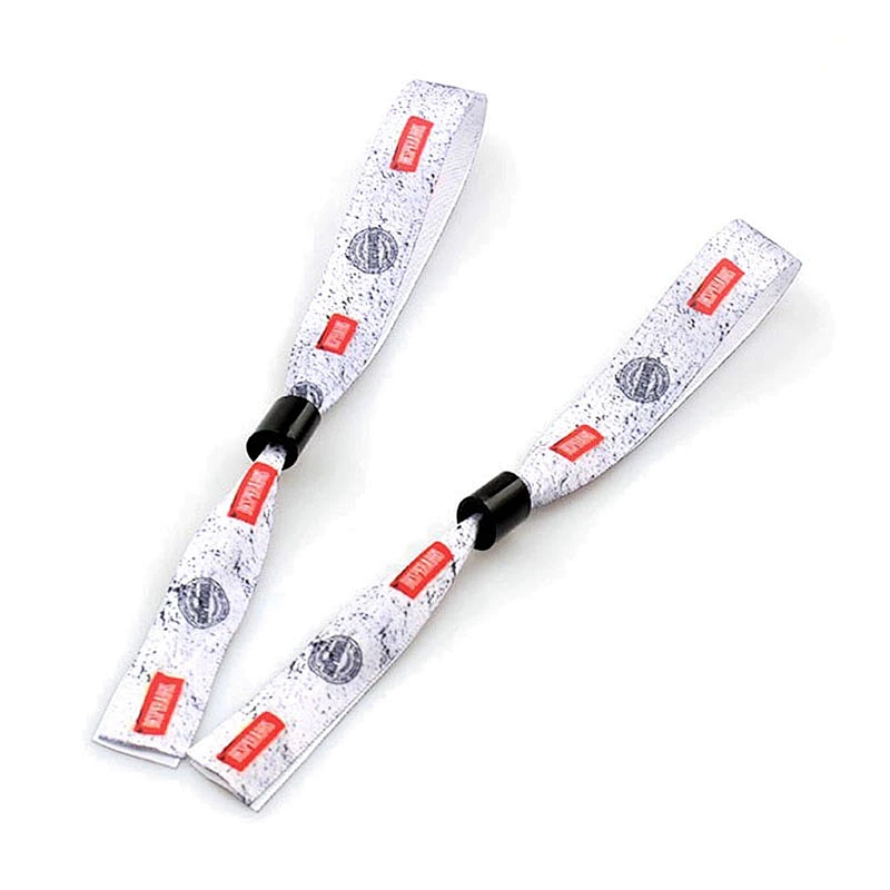 Stylish OEM Design Polyester Heat Transfer Printing Ribbon Wristband