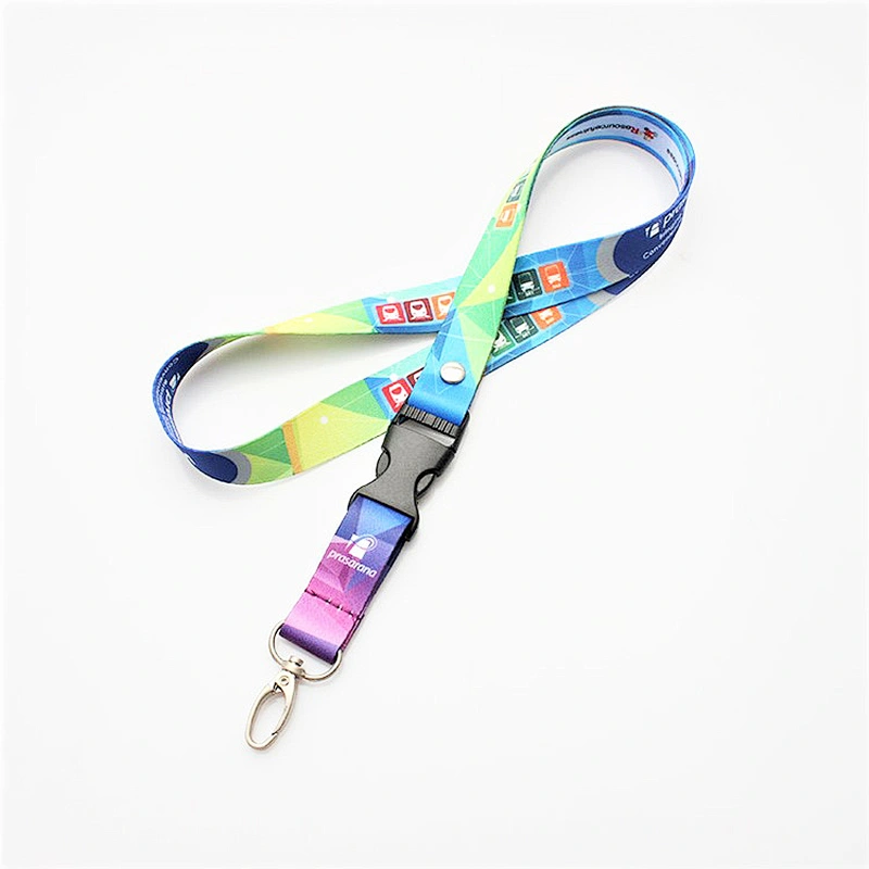 Wholesale imprinted carabiner lanyards with custom logo in smart phone case