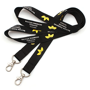 Free design cheap custom police whistle lanyard webbing with your own logo