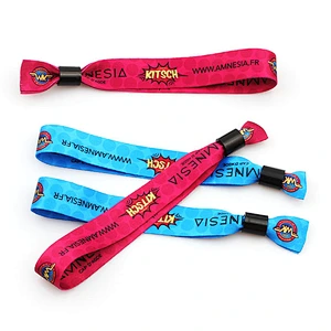 Cheap eco-friendly custom heat transfer polyester wristband