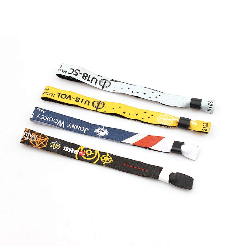 Factory direct support woven design VIP sport wristbands for events