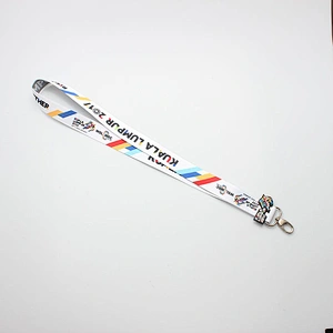 Guangzhou experienced factory custom Malaysia games lanyard for events