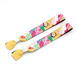 Disposable custom wristbands for wedding with sublimation printing