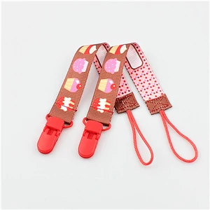 Custom Baby Care Dummy Plastic Chain Pacifier Holder Clip